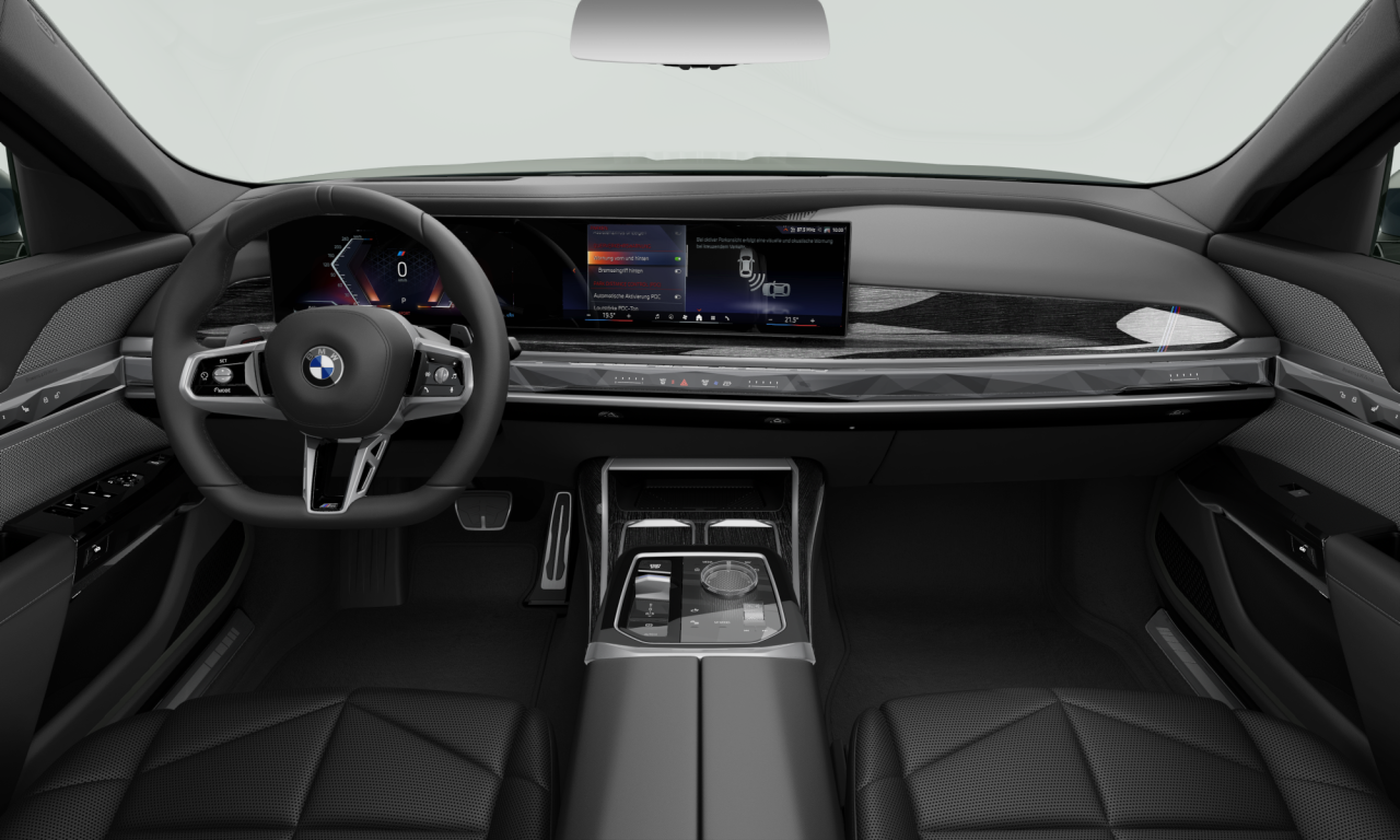 Interior of BMW 740d xDrive (G70), VIN WBA21EJ020CW77628