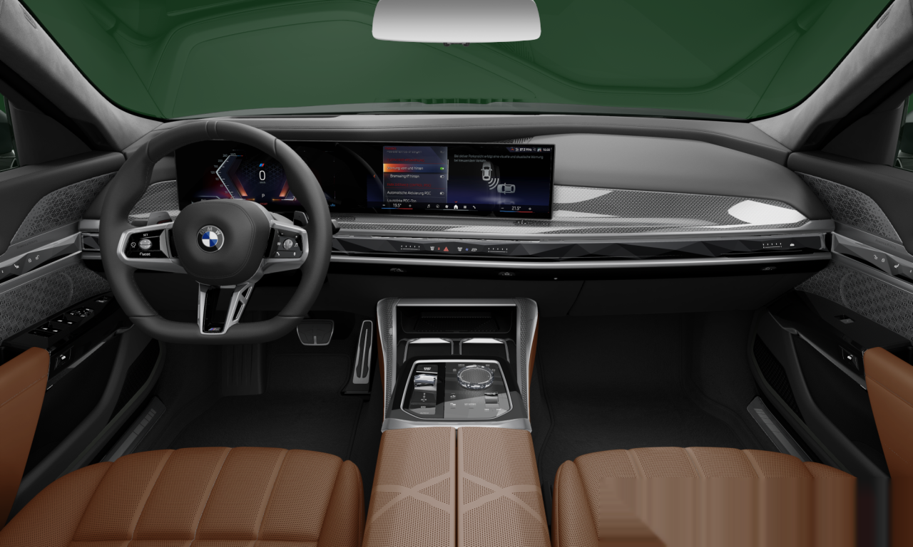 Interior of BMW 740d xDrive (G70), VIN WBA21EJ030CY51688