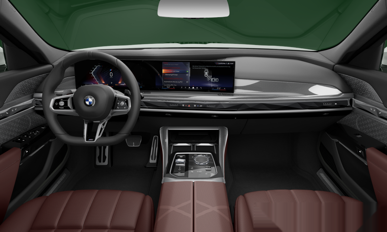 Interior of BMW 740d xDrive (G70), VIN WBA21EJ050CS95089