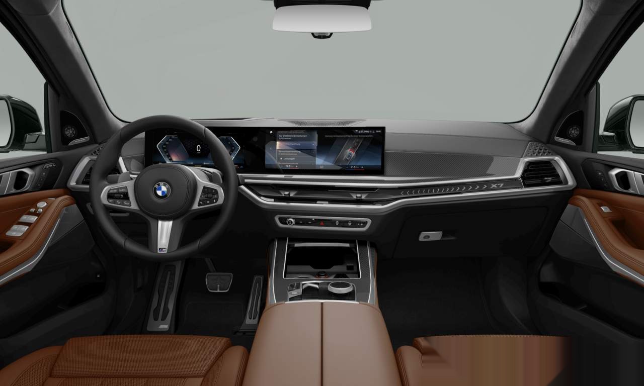 Interior of BMW X7 xDrive40d (Sports Activity Vehicle (5 Doors)), VIN WBA21EN0509N54042