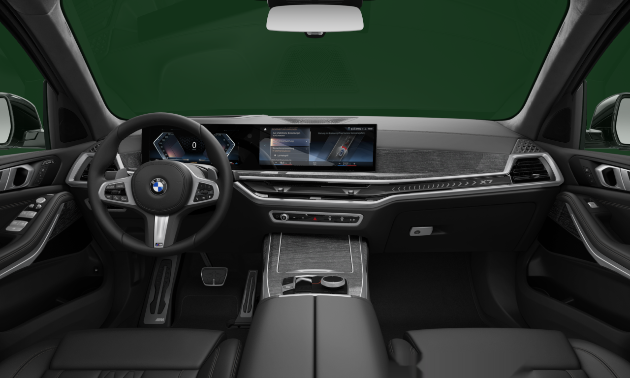 Interior of BMW X7 xDrive40d (G07 (MUE)), VIN WBA21EN0X09S38605