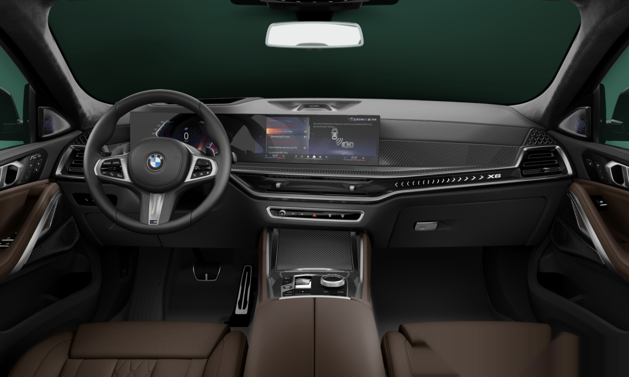 Interior of BMW X6 xDrive40d M Sport (G06 (MUE)), VIN WBA21EY0309515641