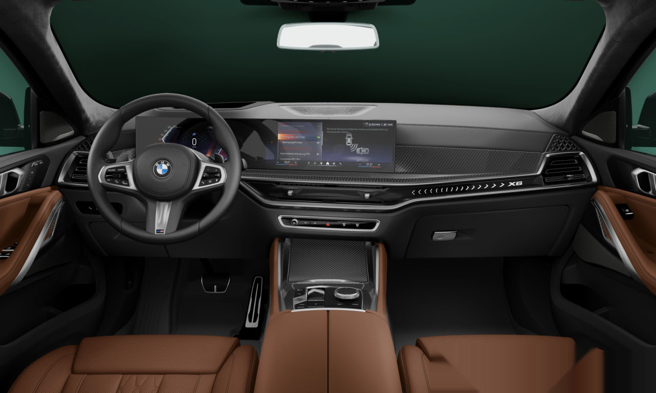 Interior of BMW X6 xDrive40d M Sport (G06 (MUE)), VIN WBA21EY0709W73903