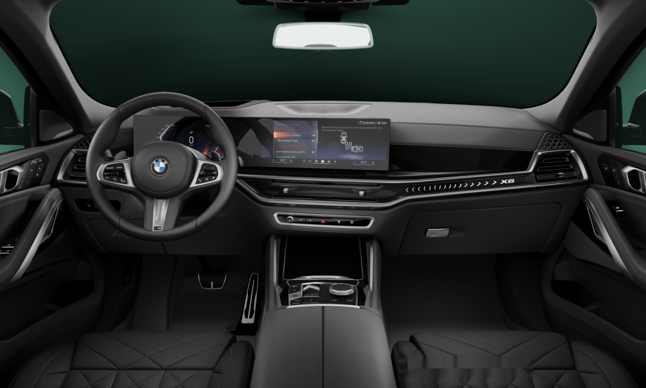 Interior of 2025 BMW X6 xDrive40d M Sport (G06 (MUE)), VIN WBA21EY0X09079094