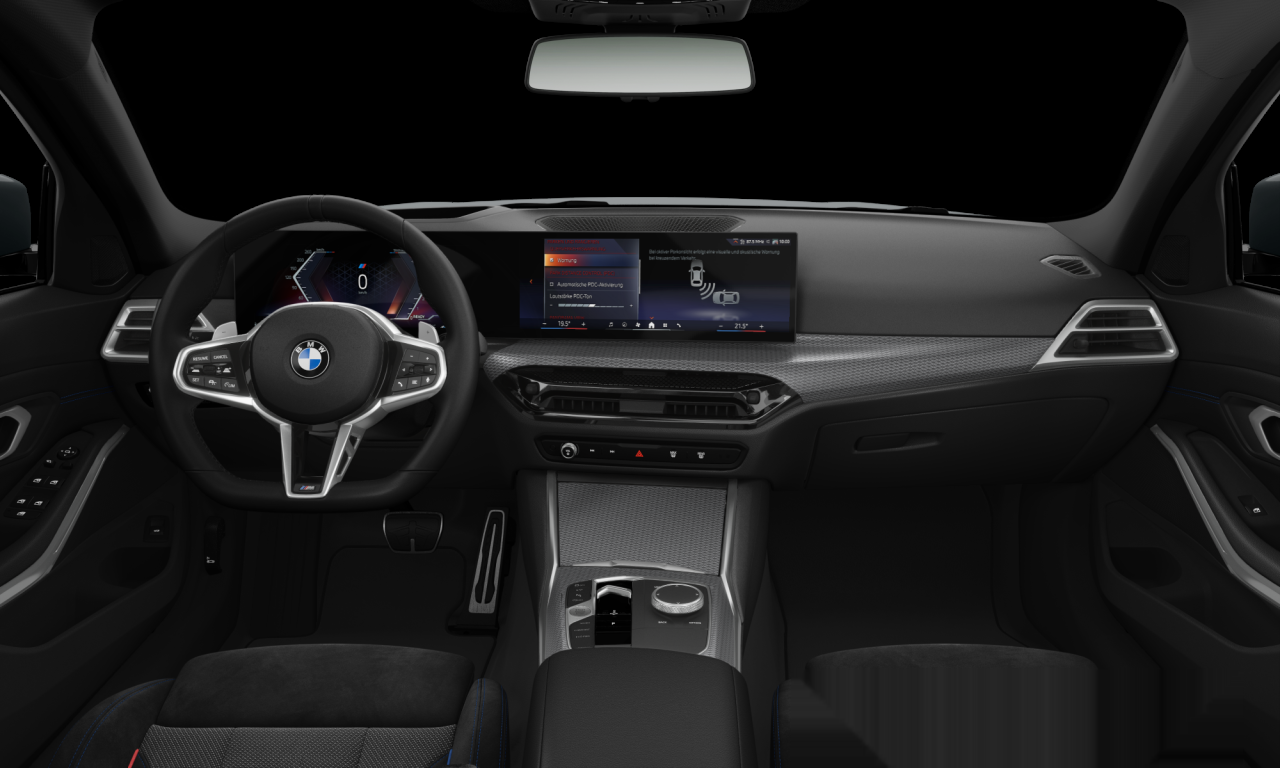 Interior of 2025 BMW 320i (G21 (MUE)), VIN WBA21FY030FV54205