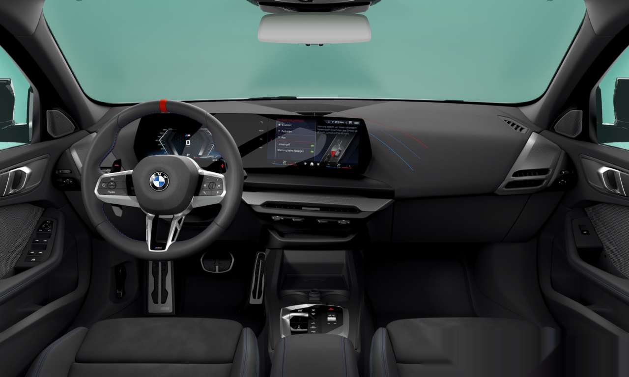 Interior of BMW M135 xDrive (F70), VIN WBA21GE0X07U84691