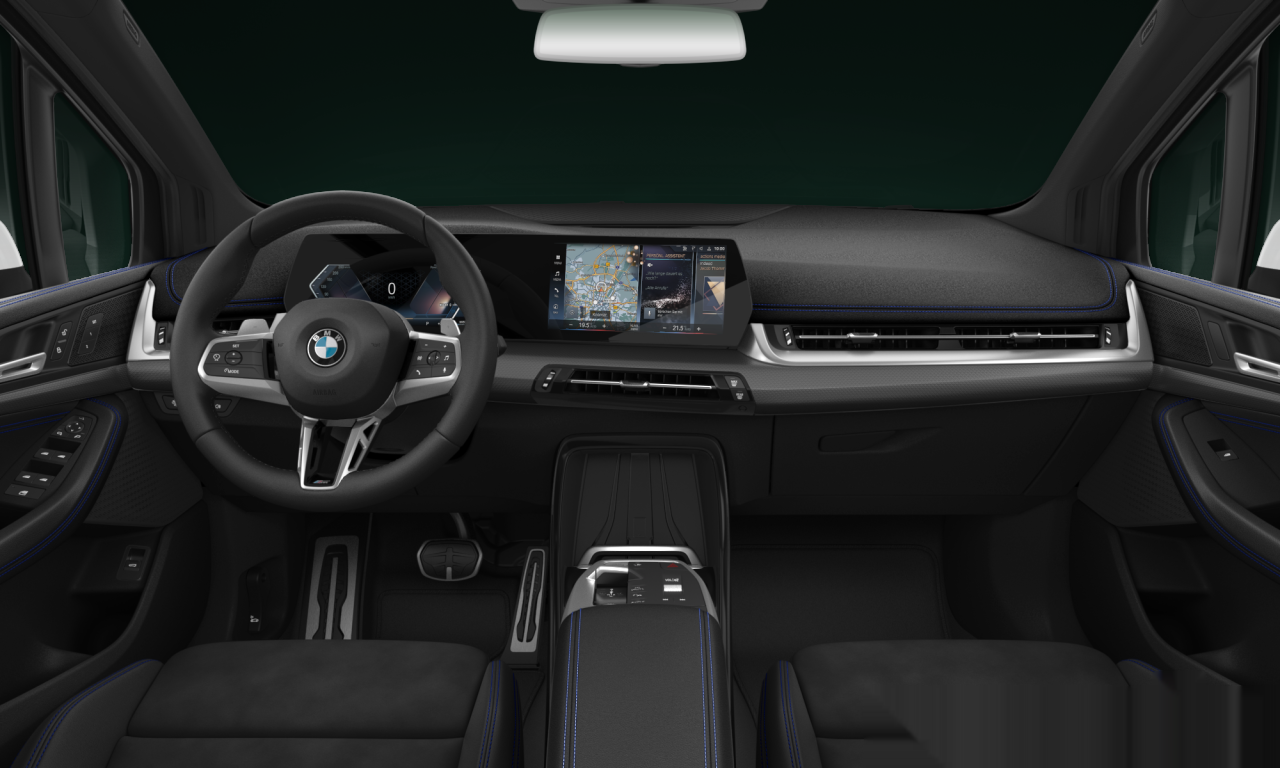 Interior of 2022 BMW 218d (U06), VIN WBA22BY0907L33501
