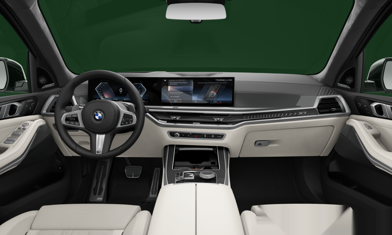 Interior of BMW X7 xDrive40d (G07 (MUE)), VIN WBA22EN0709P92620