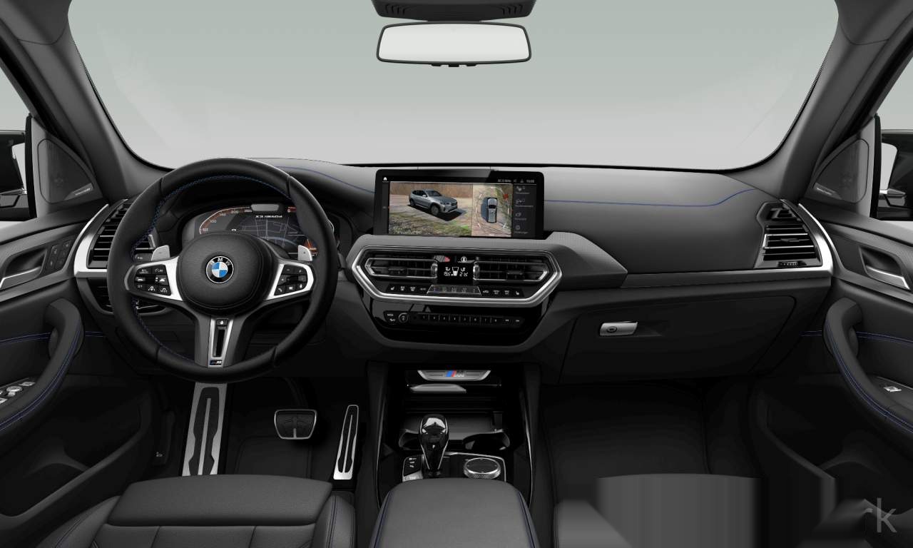 Interior of BMW X3 M40d (Sports Activity Vehicle (5 Doors)), VIN WBA25DN040N206691