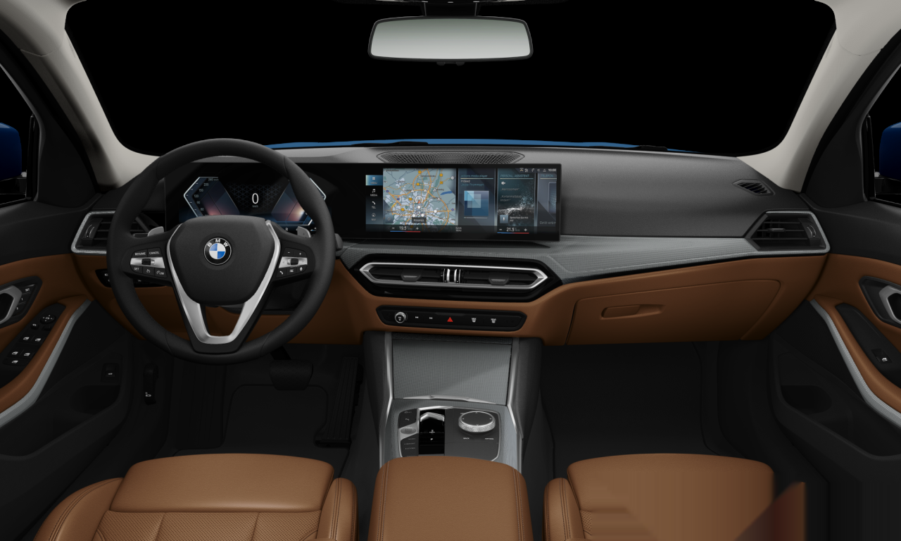 Interior of BMW 318d (G20 (MUE)), VIN WBA28FU0708C90141