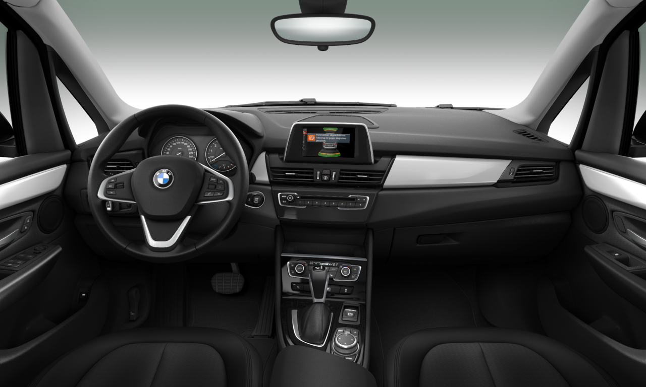 Interior of 2016 BMW 218i (F45), VIN WBA2A310X0V418054