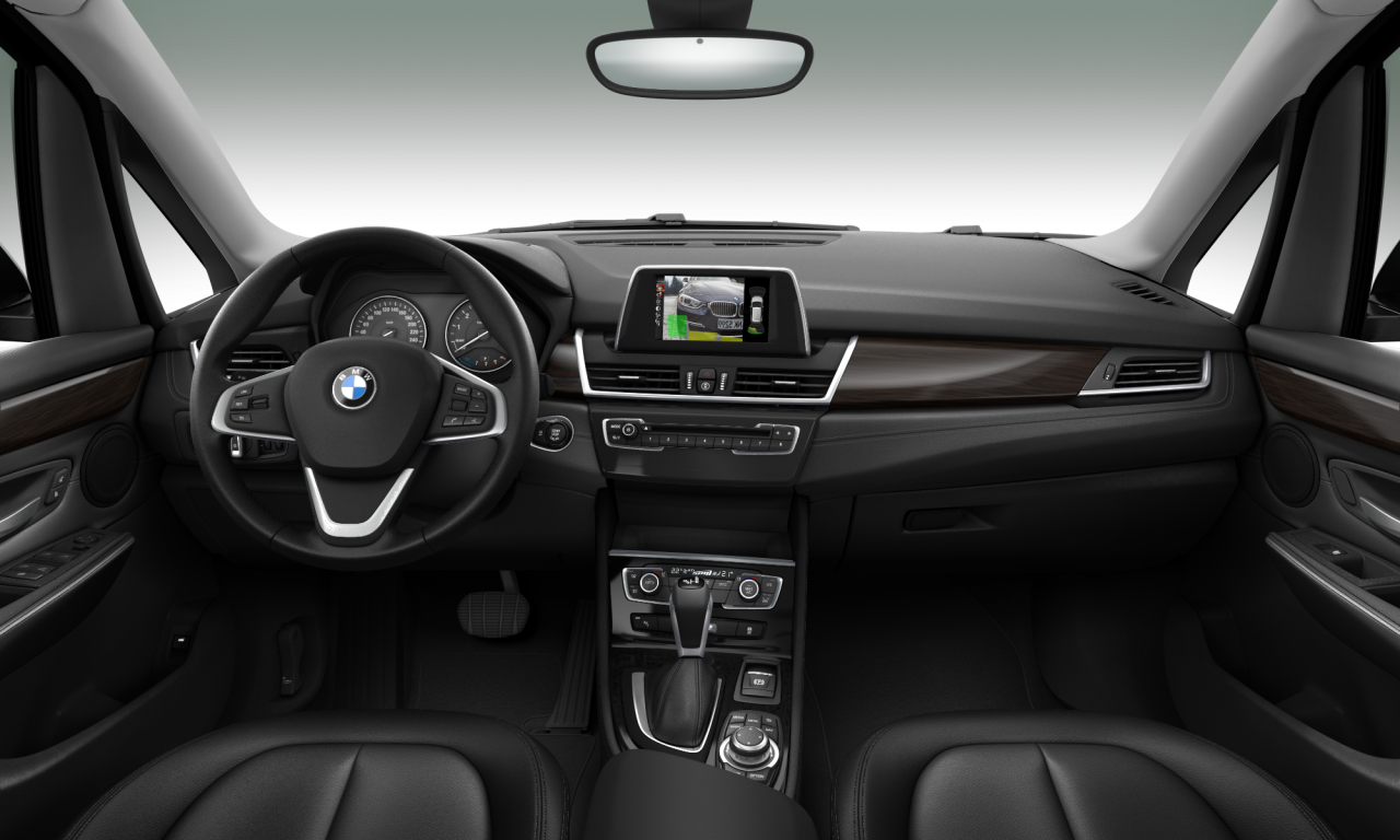 Interior of BMW 218i (F45), VIN WBA2A32030V460872