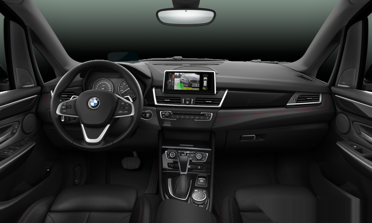 Interior of BMW 225i (F45), VIN WBA2A72090VZ89833