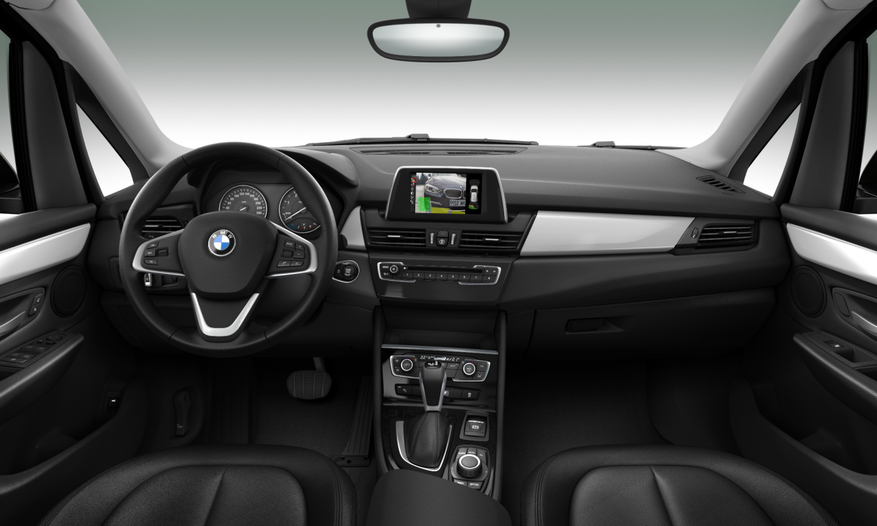 Interior of BMW 216d (F45), VIN WBA2B32000V259900