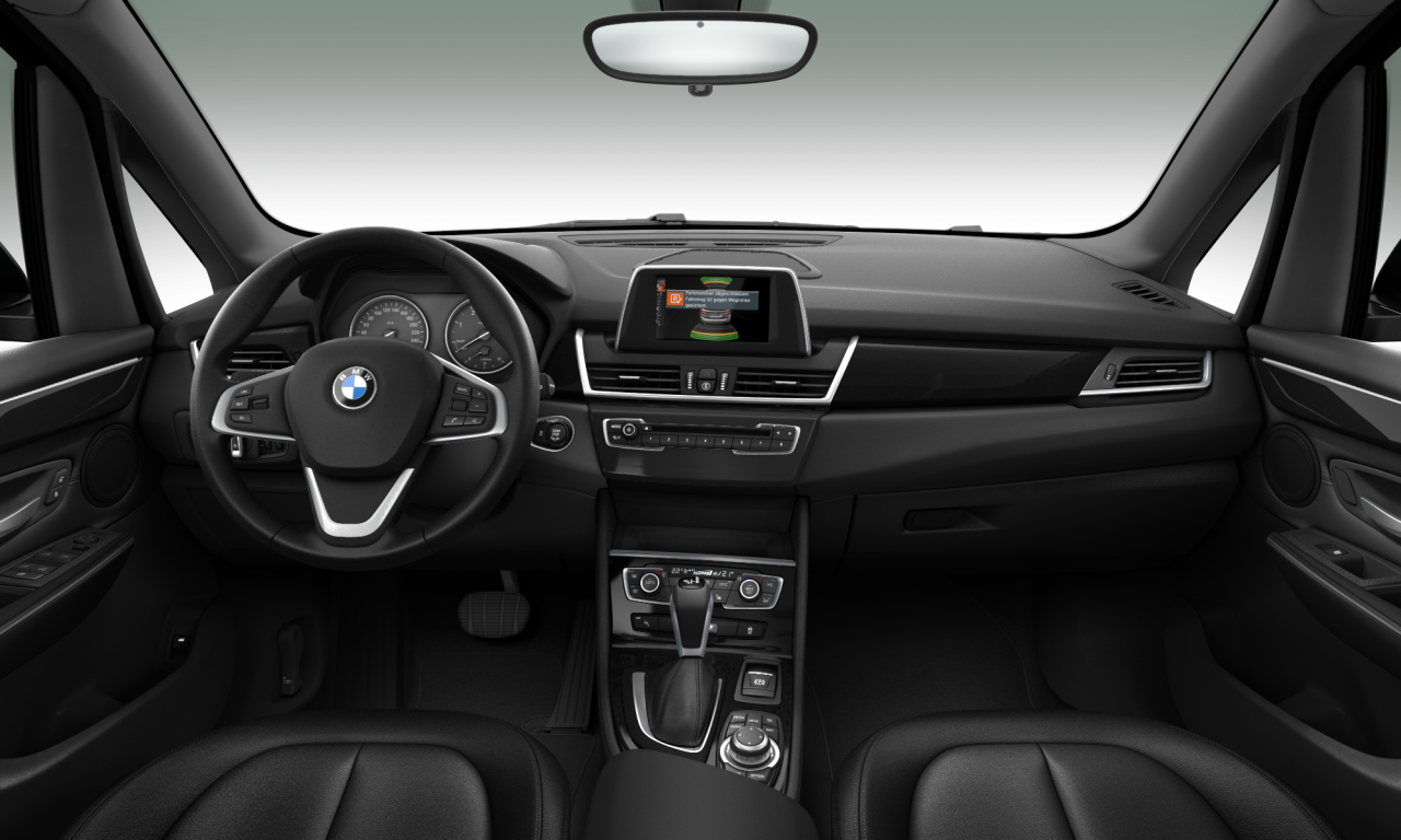 Interior of BMW 218d (F45), VIN WBA2C11010V480313