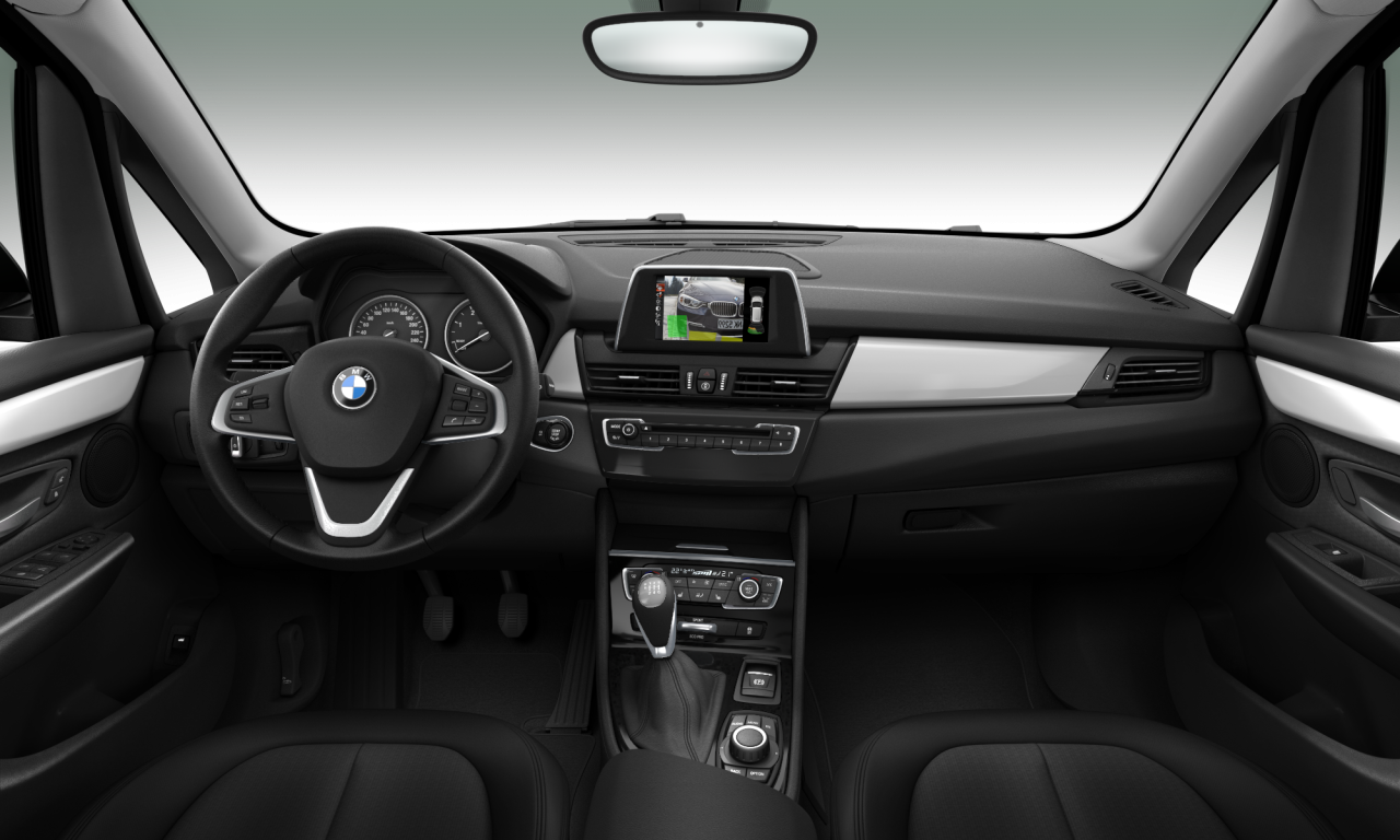 Interior of BMW 218d (F45), VIN WBA2C1103FVZ54979
