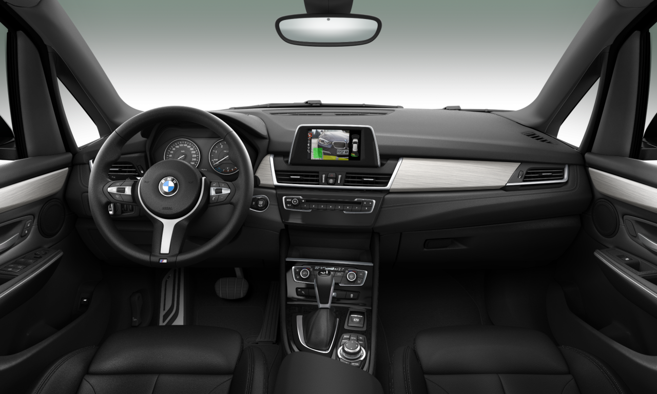 Interior of BMW 218d (F45), VIN WBA2C12050V612584