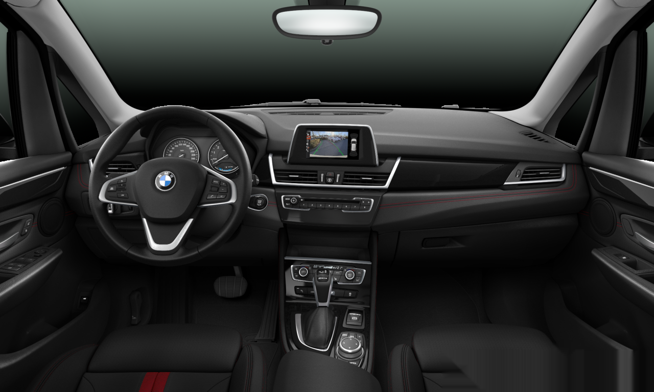 Interior of BMW 225xe (F45), VIN WBA2C7107HV932943