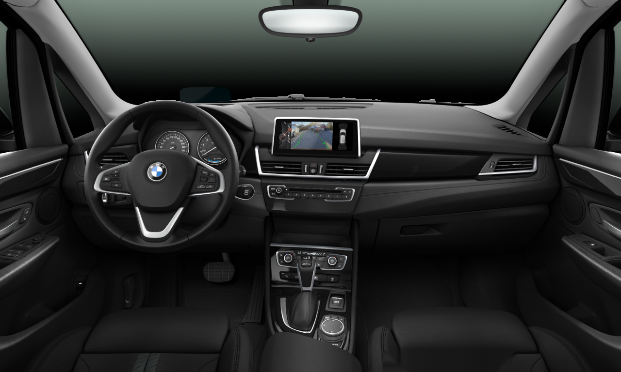 Interior of BMW 225xe (F45), VIN WBA2C7108HV930859