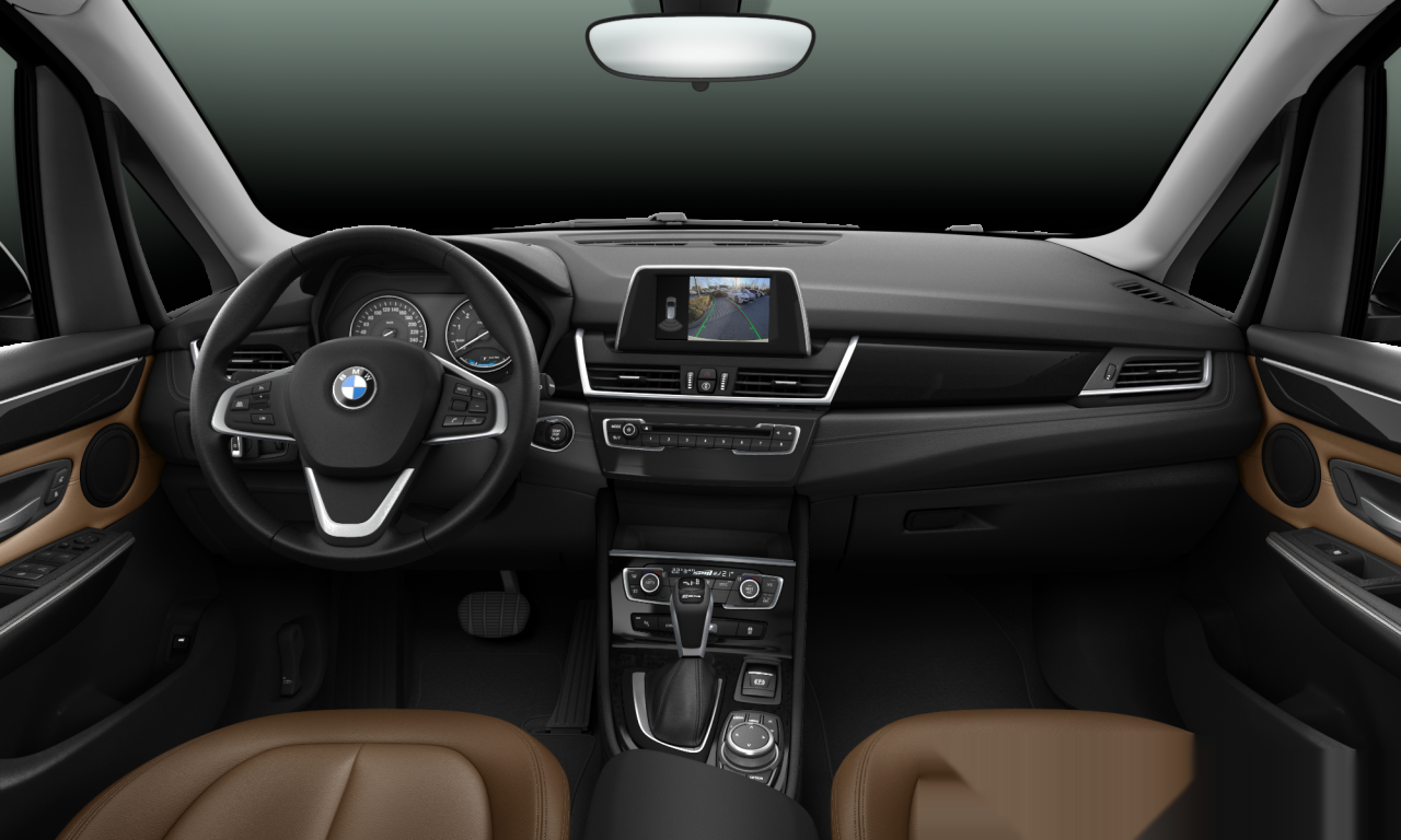 Interior of 2017 BMW 225xe (F45), VIN WBA2C71090V933967