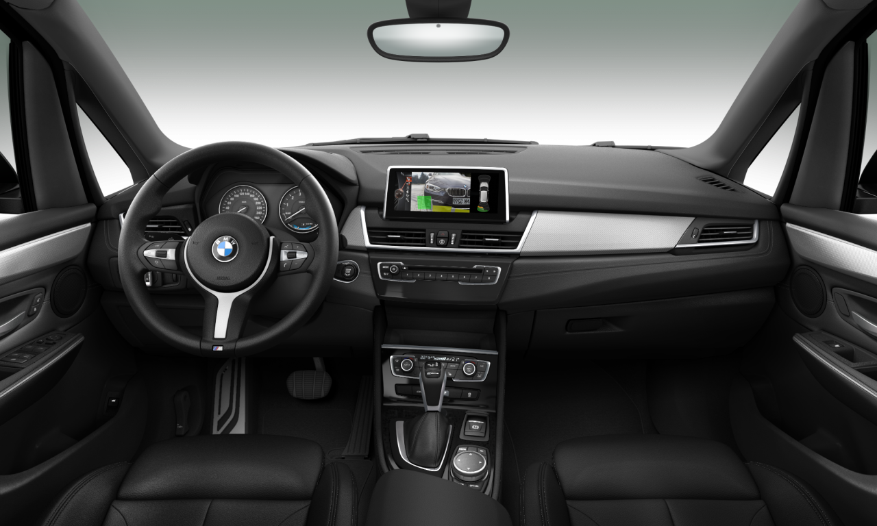Interior of BMW 225xe (F45), VIN WBA2C72060V365322