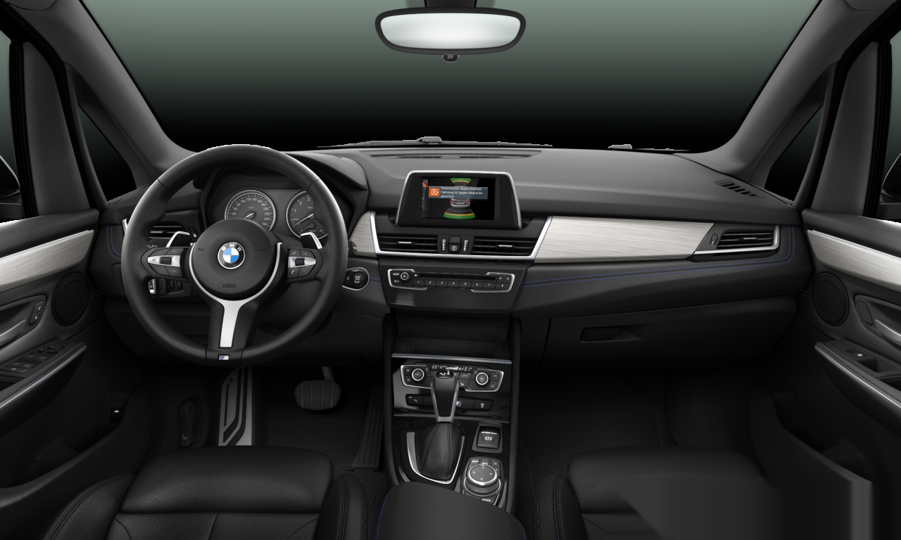 Interior of 2017 BMW 220i (F46), VIN WBA2D520X05E20455