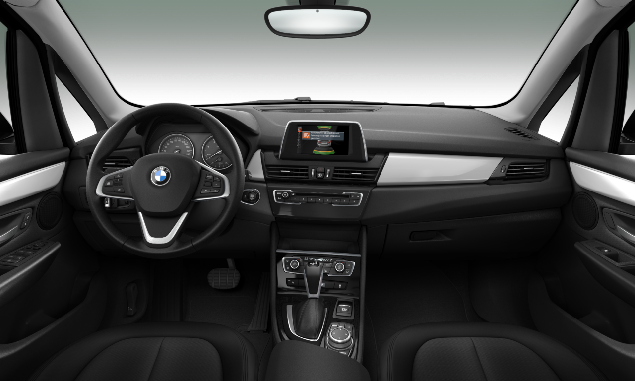 Interior of 2016 BMW 216d (F46), VIN WBA2E310105F40857