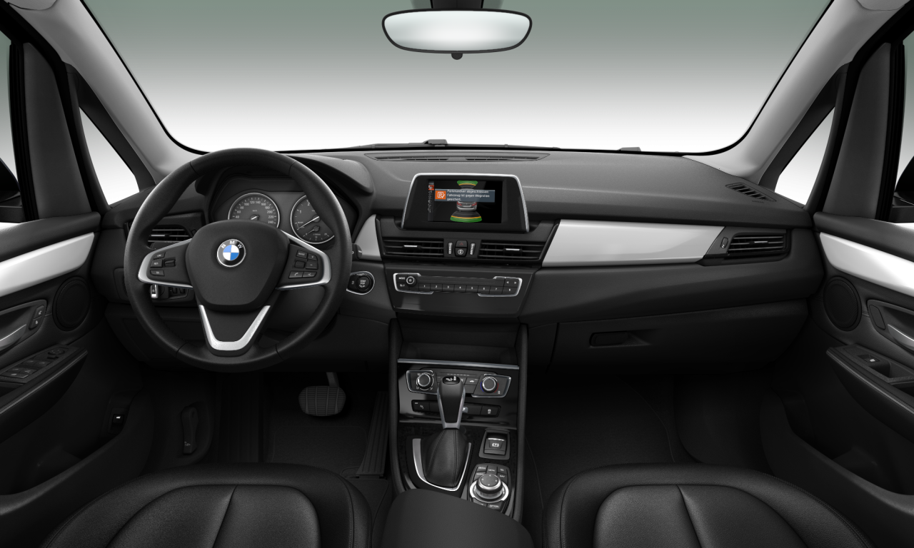 Interior of 2016 BMW 216d (F46), VIN WBA2E310605D83116