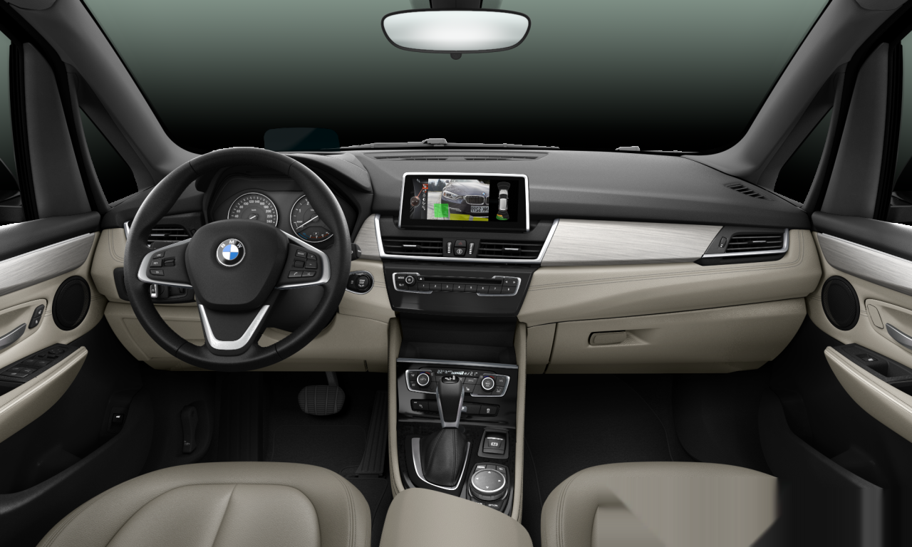 Interior of 2015 BMW 218d (F46), VIN WBA2E51080P788861