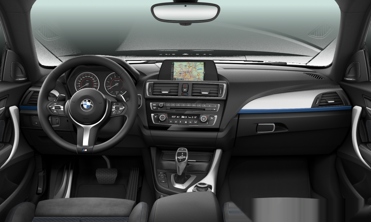 Interior of BMW M240i xDrive (F22), VIN WBA2G31050V640466