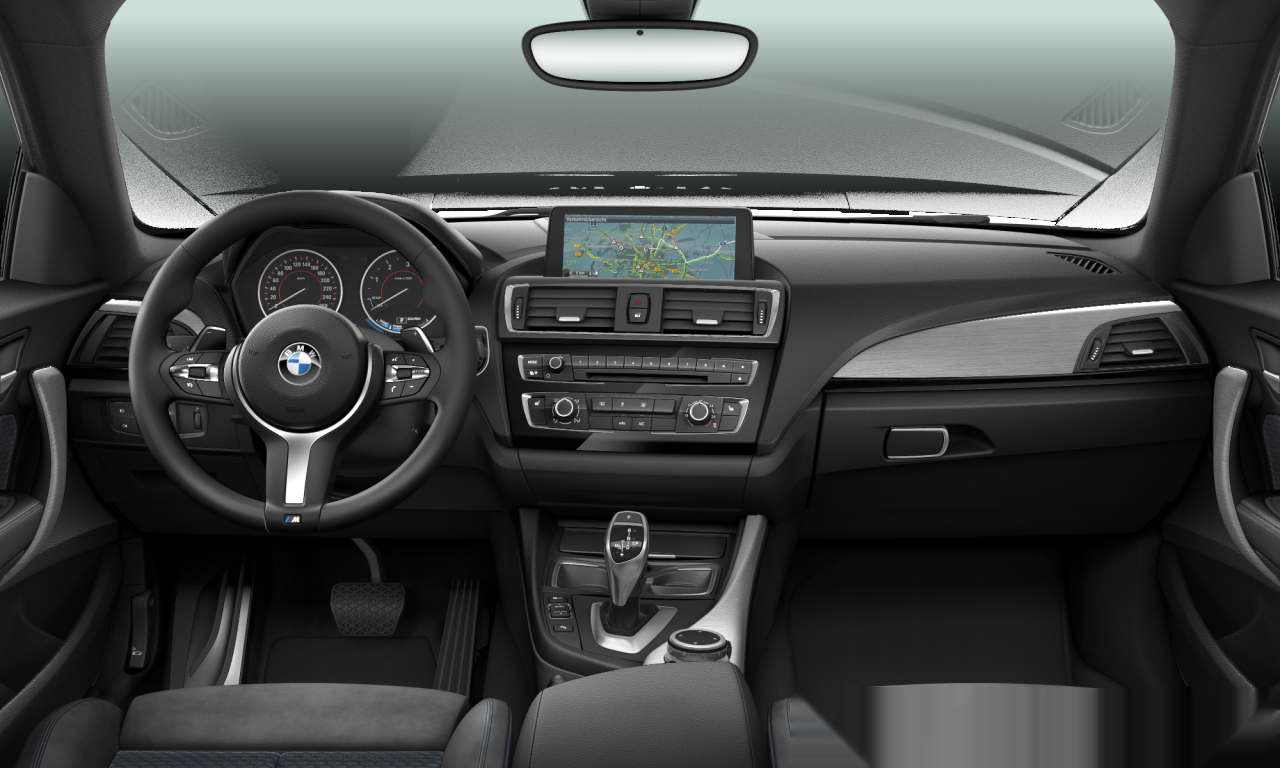 Interior of 2020 BMW 225d (F22), VIN WBA2H11010V327691