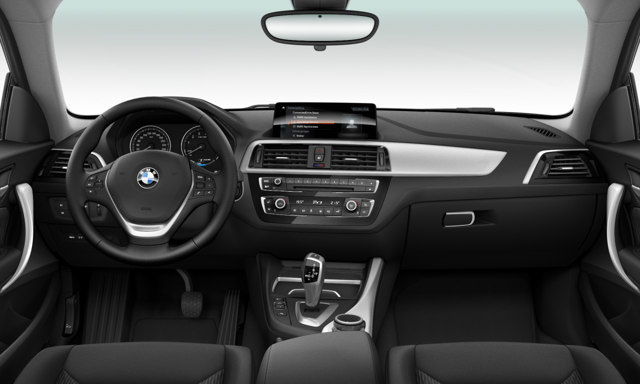 Interior of 2017 BMW 218i (Coupe (2 Doors)), VIN WBA2H31090VD53518