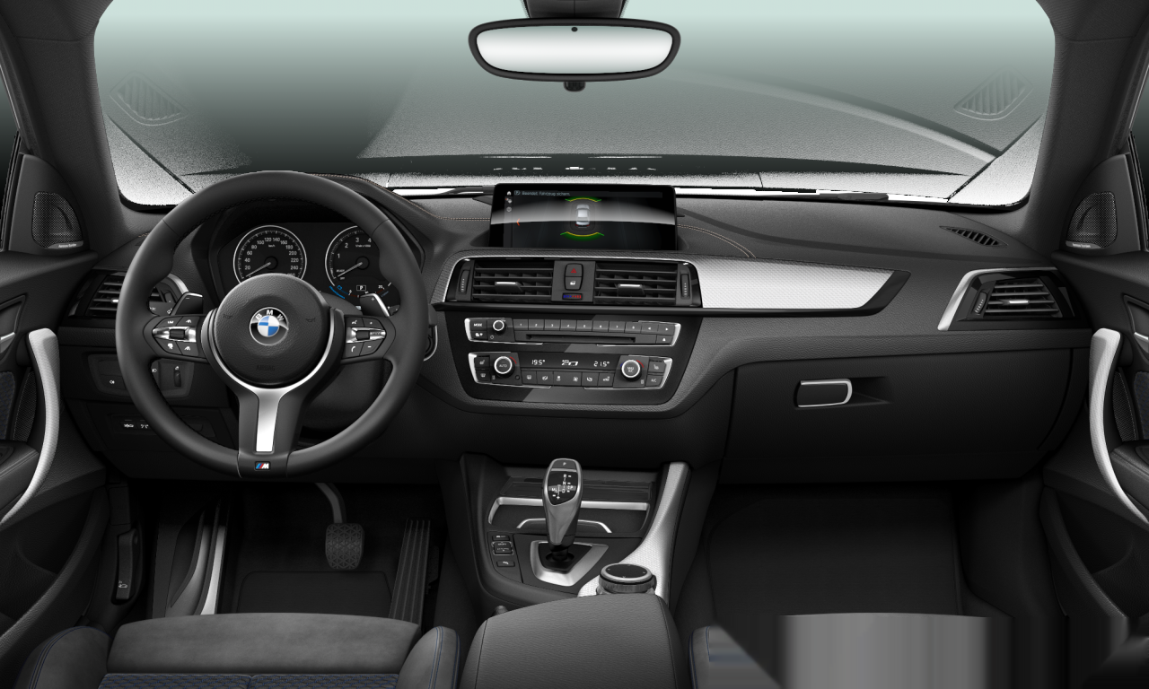 Interior of BMW M240i xDrive (F22 (MUE)), VIN WBA2J71020VD90308