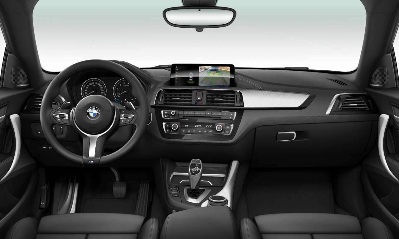 Interior of BMW M240i xDrive (F22 (MUE)), VIN WBA2J7C59KVD61058