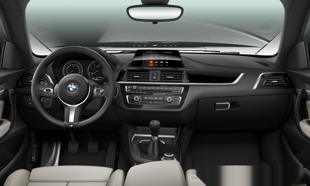 Interior of 2017 BMW 218d (F22 (MUE)), VIN WBA2J92000VC09734