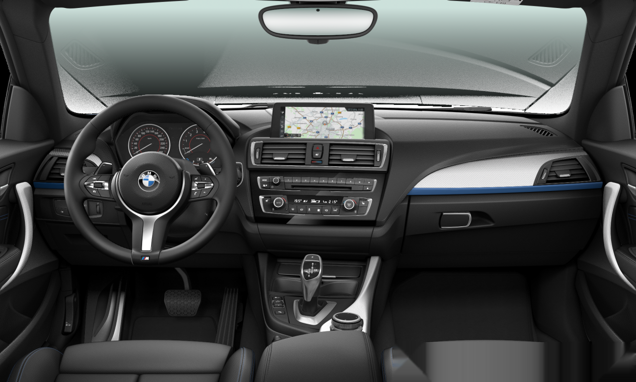 Interior of 2017 BMW M240i (F23), VIN WBA2L11070V648004