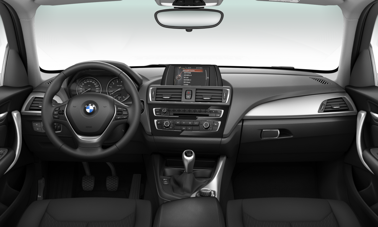 Interior of 2016 BMW 116i (F20 (MUE)), VIN WBA2R11070V564960