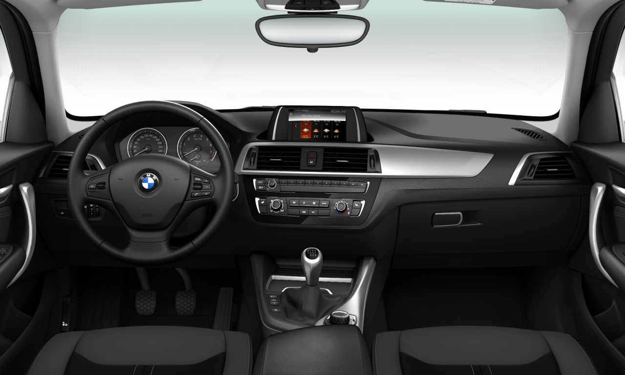 Interior of 2018 BMW 116i (F20 (MUE)), VIN WBA2R110807A91674