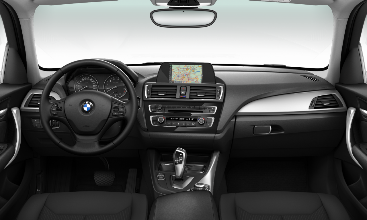 Interior of 2015 BMW 118i (F20 (MUE)), VIN WBA2R310205A89829