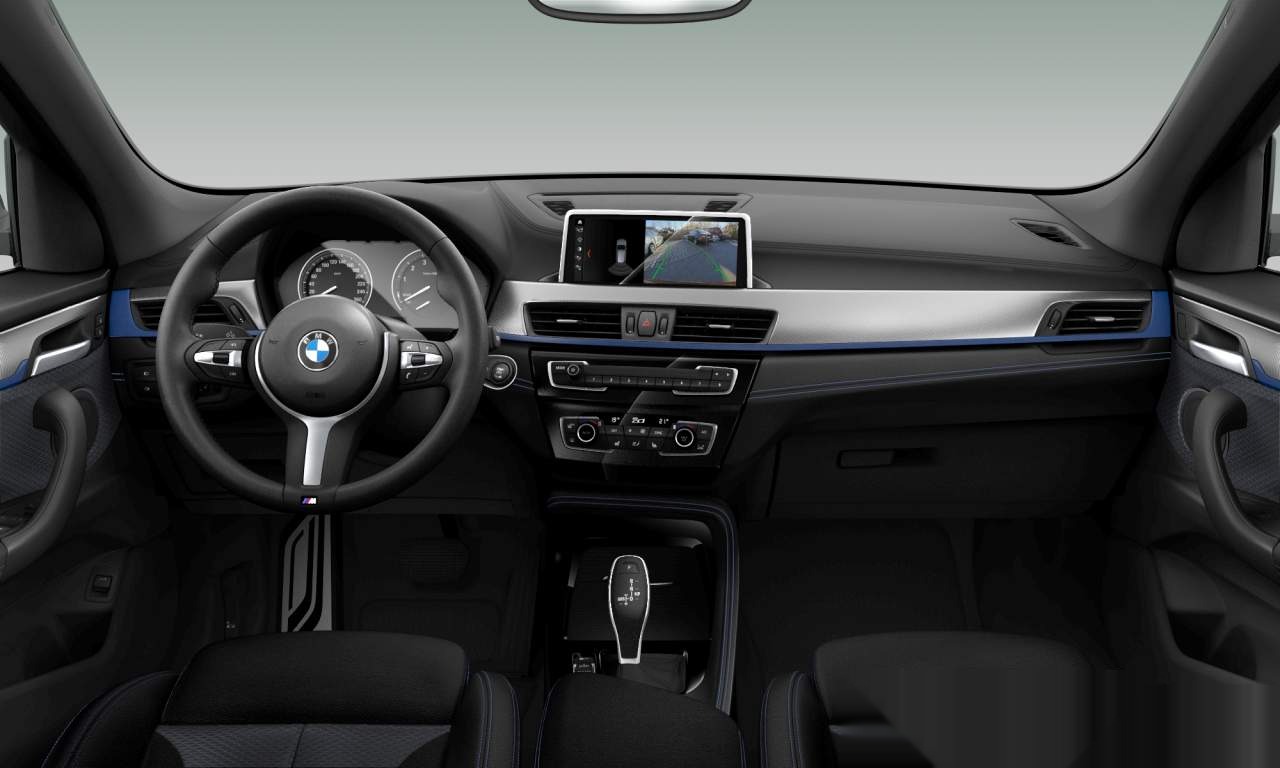 Interior of 2019 BMW X1 sDrive18i (Sports Activity Vehicle (5 Doors)), VIN WBA31AA0603L25536
