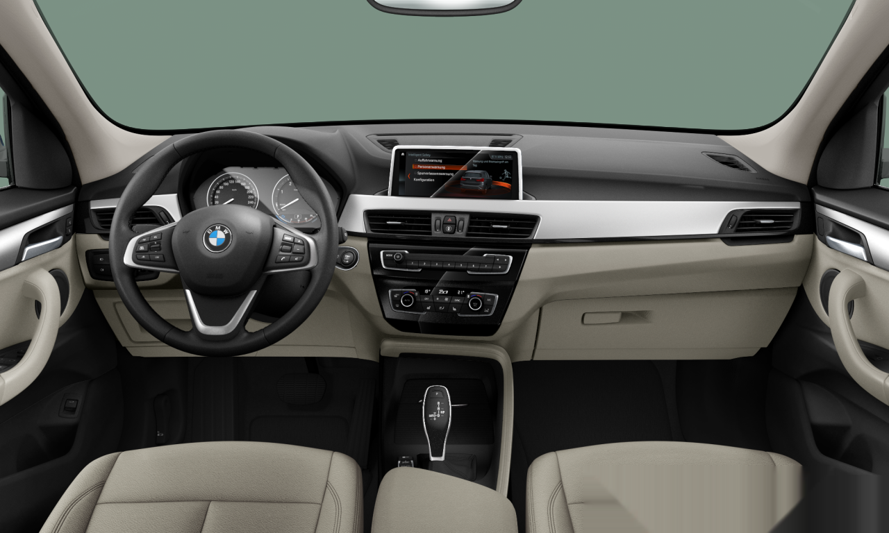 Interior of 2019 BMW X1 sDrive16d (F48 (MUE)), VIN WBA31AC0005P78018