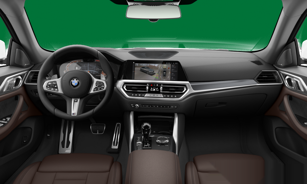 Interior of 2021 BMW 420i (G26), VIN WBA31AV03NFL72460