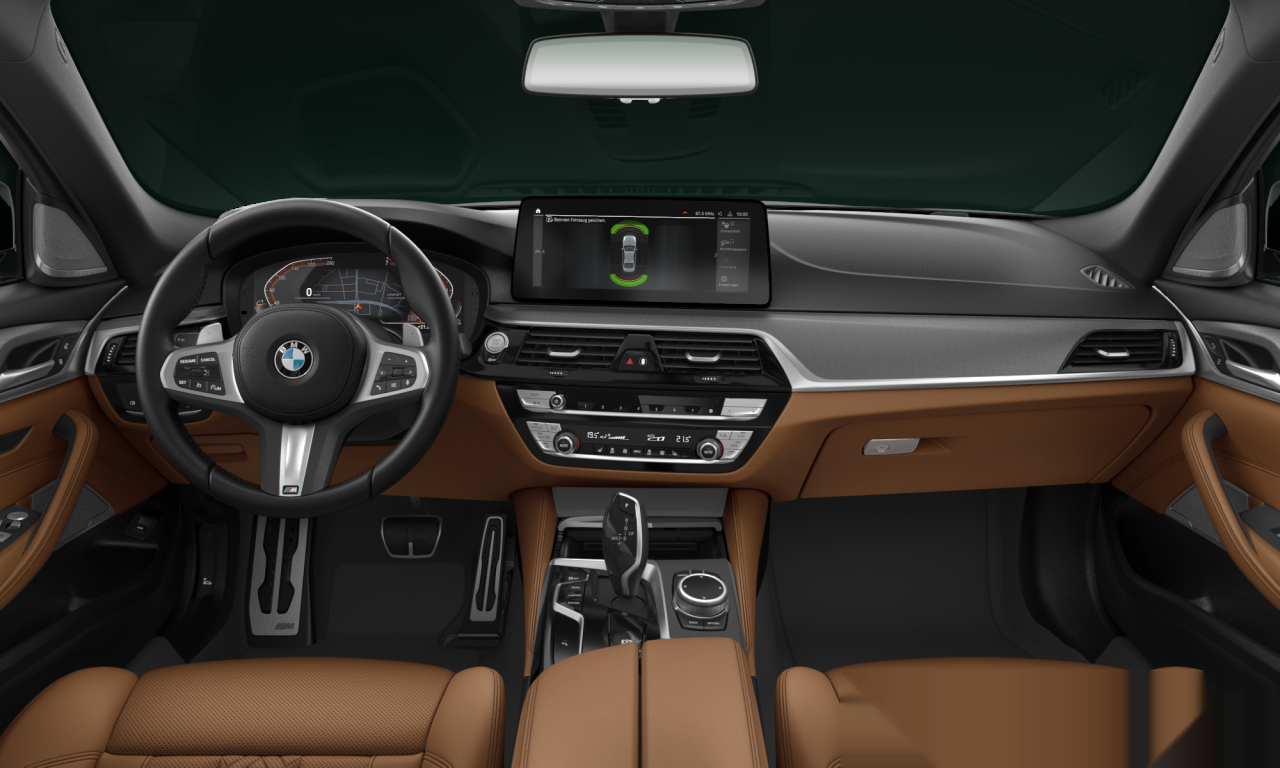 Interior of BMW 520i (G30 (MUE)), VIN WBA31BH03NWX83830