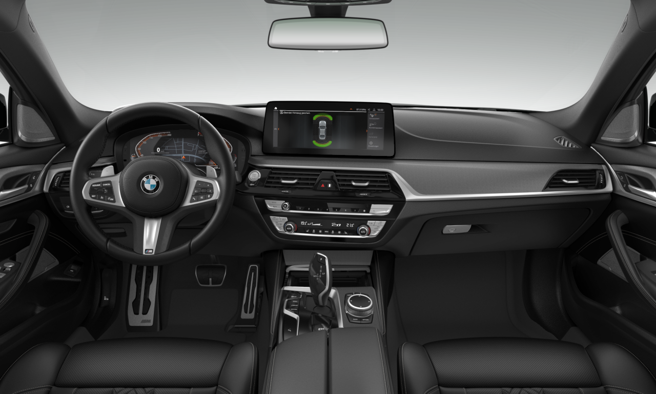 Interior of BMW 520i (G30 (MUE)), VIN WBA31BH0XMWX10730