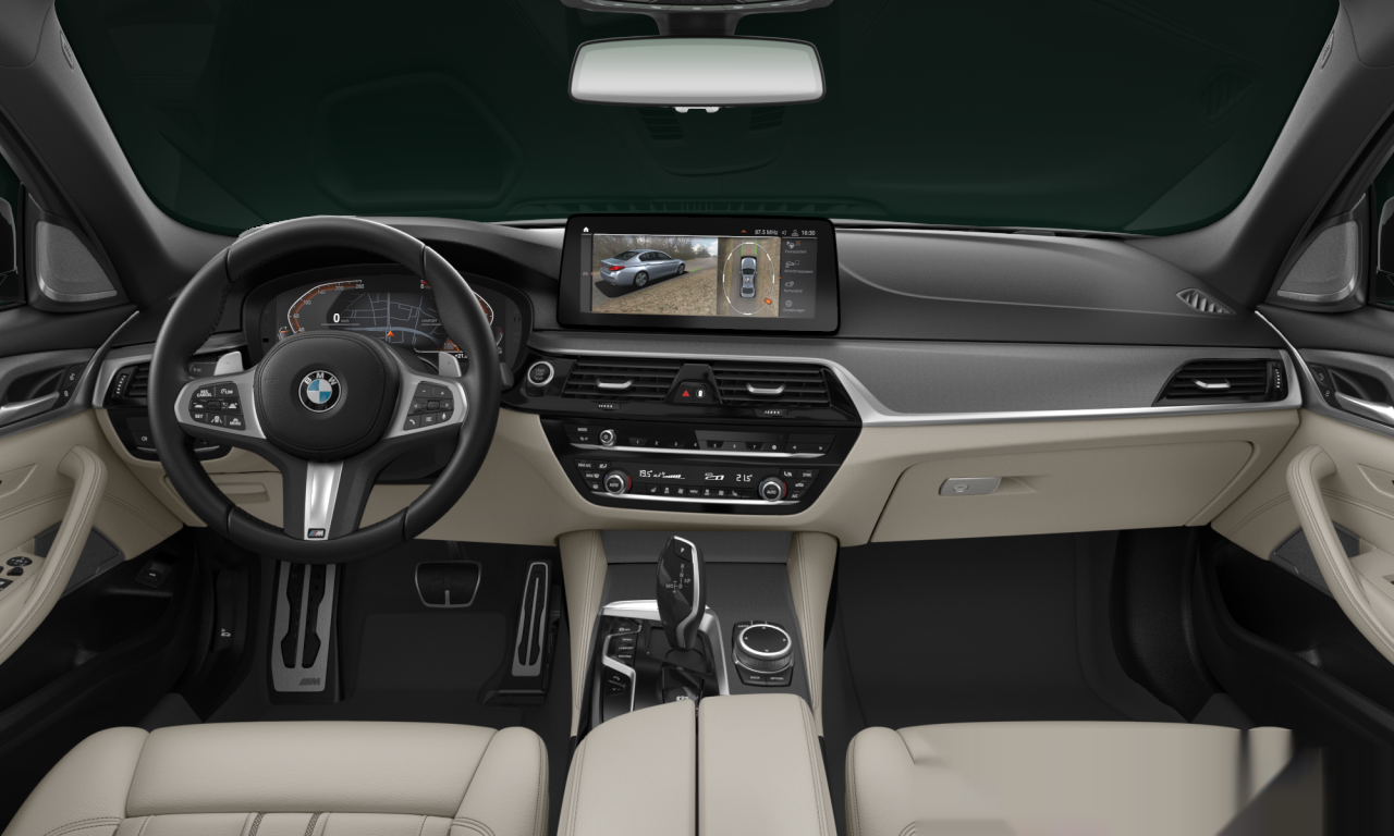 Interior of 2022 BMW 520d (G30 (MUE)), VIN WBA31BL080WY02534