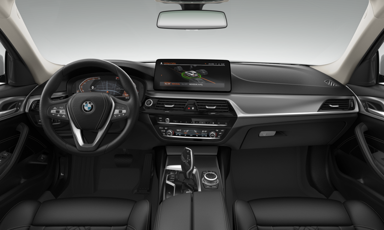 Interior of 2022 BMW 520d (G31 (MUE)), VIN WBA31BN000CK35198