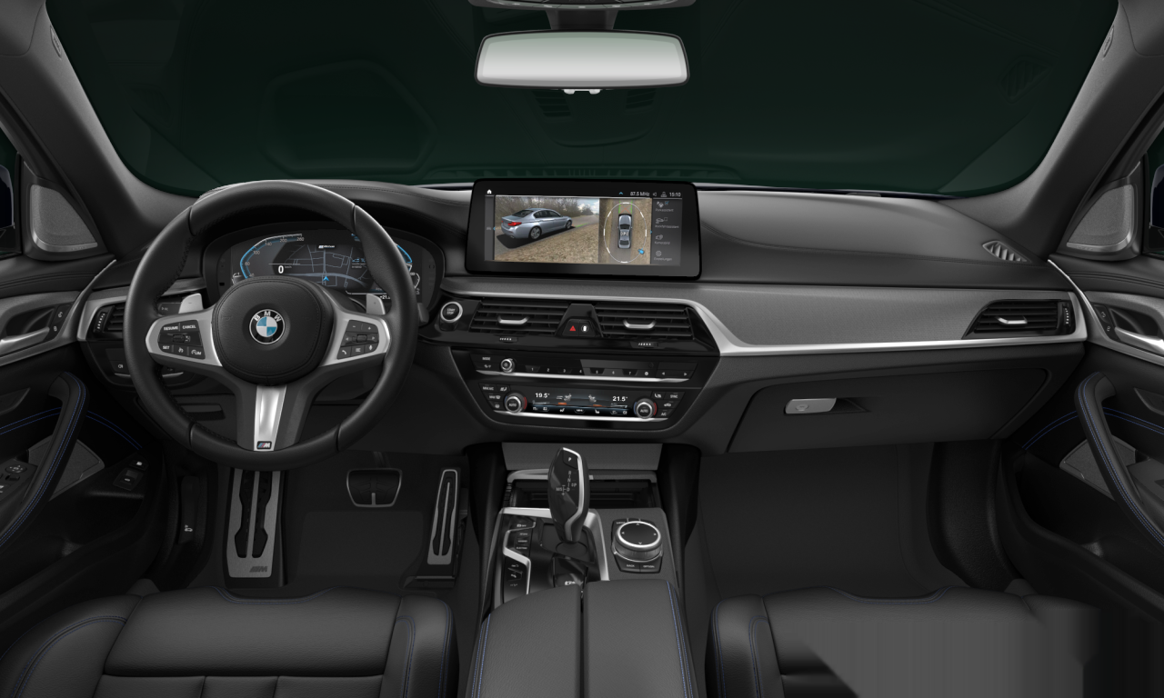Interior of 2021 BMW 545e xDrive (G30 (MUE)), VIN WBA31CH010CG40863