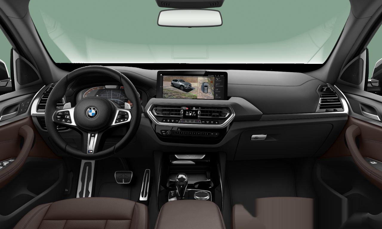 Interior of 2022 BMW X3 xDrive20i (G01 (MUE)), VIN WBA31DP00P9R01167