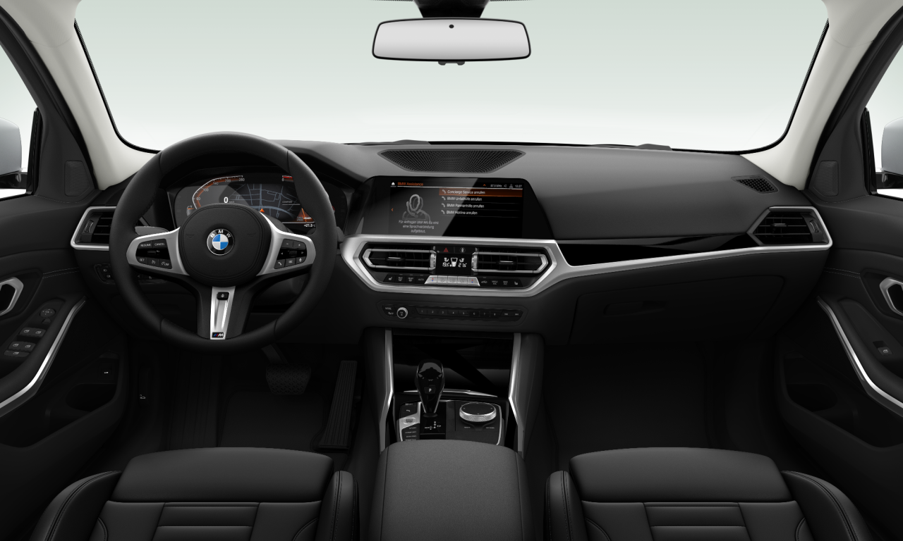 Interior of BMW 320d xDrive (G20), VIN WBA31DY09MFK68437