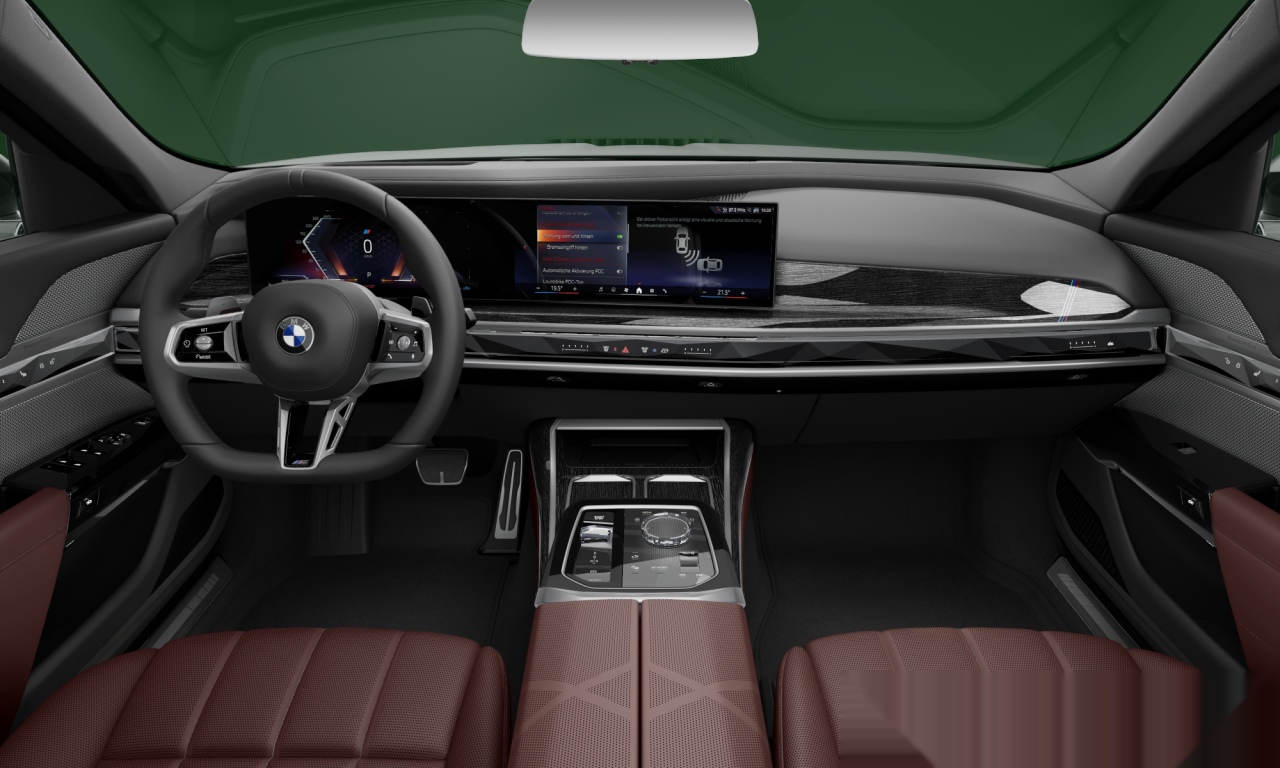 Interior of BMW 740i xDrive (G70), VIN WBA31EH01SCU59001